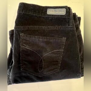 Women’s Calvin Klein Black Corduroy Pants. Size 14